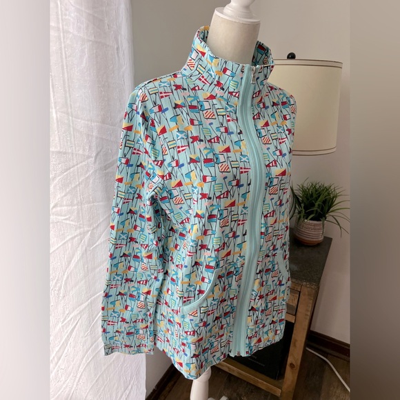 Talbots nautical zip sweatshirt - Picture 4 of 7